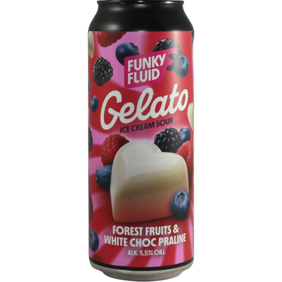 Gelato: Forest Fruits & White Choc Praline